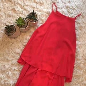 Floor length chiffon maxi dress